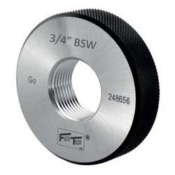 Thread ring gauge Go/NoGo BSW 3/16"-24