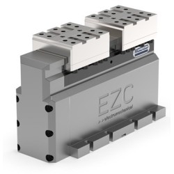 Electro-mechanical modular bench vise EZC 220-80