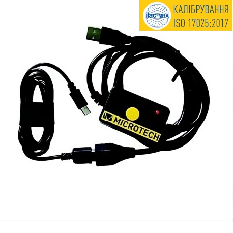 USB cable for connection to indicator and calipers