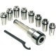Collet chuck with collet set