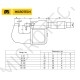 Digital micron caliper ШЦЦМ-I-150 IP67