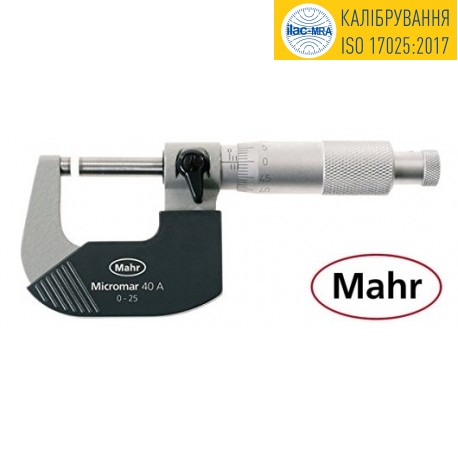 Мікрометр гладкий Mahr 40 А МК-25