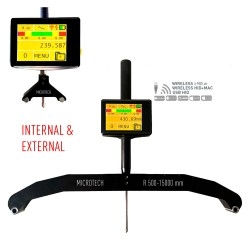 Radius radial computerized gauge 40-1200mm